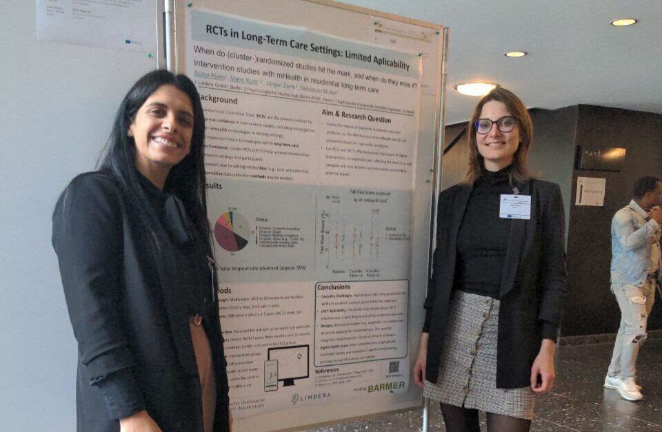 Dr. S&oacute;nia Alves und Marie Kura - Clinical R&D Team